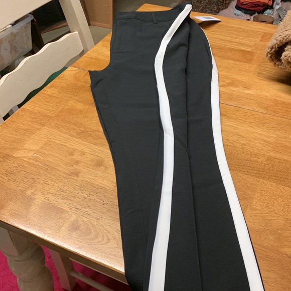 NWT JustFab black stripe pant 👀 - Picture 3 of 7